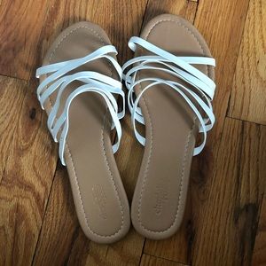 Strappy flip flops